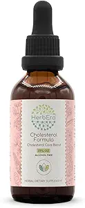 HerbEra Cholesterol Formula B60 Alkol Özgür Türlü: Artichoke Leaf, Hawthorn Leaf and Flower, Fennel Tohum, Turmeric Root, Ashwagandha Root, Amla Berry. Cholesterol Care 2 Fl Oz
