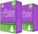 Azendus Mood 400 mg 2Boxes of S-Adendosylmethionine Butanedisulfonate (SAM-e) 120 Giric Paints - Vegan, Gluten Free, Soy Free