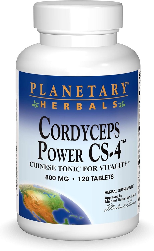 Cordyceps Power Planetary Herbals 120 Tabs