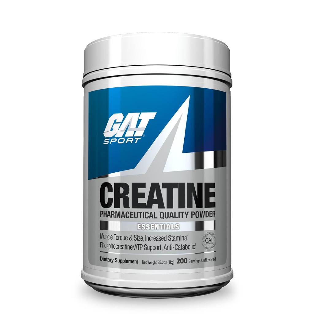 GAT SPORT Unihydrate Powder 1000 Grams, Δύναμη, Υποστήριξη GLP1, Εγκεφαλική Υγεία, Αντιοξειδωτικό, Αντοχή, για Άνδρες & Γυναίκες, 1 Kilo, Άγευστη, 200 Υπηρεσίες