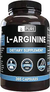 Pure Original Materialss L-Arginine (730 Capsules) Magnezyum Or Rice Fillers, Always Pure, Lab