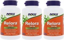 Şimdi Gıdalar Relora 300 mg, Veg-capsules, 120-Count (Pack of 3)