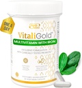 VitaliGold – Inmune support probiyotik Supplement with b vitamin kompleksi| Klinik olarak Test Edilmiş Malzemeler | Immunity boost, Gut Health, probiyotikler for sindirim sağlığı, yetişkinler için kabızlık rahatlaması