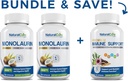 Natural Cure Labs Monolaurin 600 mg 2 Pack + Immune Support
