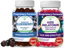 Lunakai Yetişkin Yaşlılar ve Çocuklar Melatonin Gummies Sche - Immune Support with çinko and Vitamin C for Yetişkinler & Çocuklar - Non-GMO, Vegan, Gluten Free Natural Sleep Gummy
