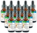 Morter Trace Minerals in Colloidal Suspension (12 Pack) Morter Health System En İyi Süreç Yağı - Nutrient Dense Trace Elements, Fulvic Minerals & Amino Asits