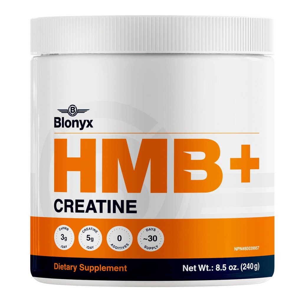 HMB + Creatine Supplement - 3g Καθημερινή HMB για ενισχυμένη δύναμη, δύναμη & ανάκτηση, Ιδανική για αθλητές υψηλής έντασης, 30-Day Supply