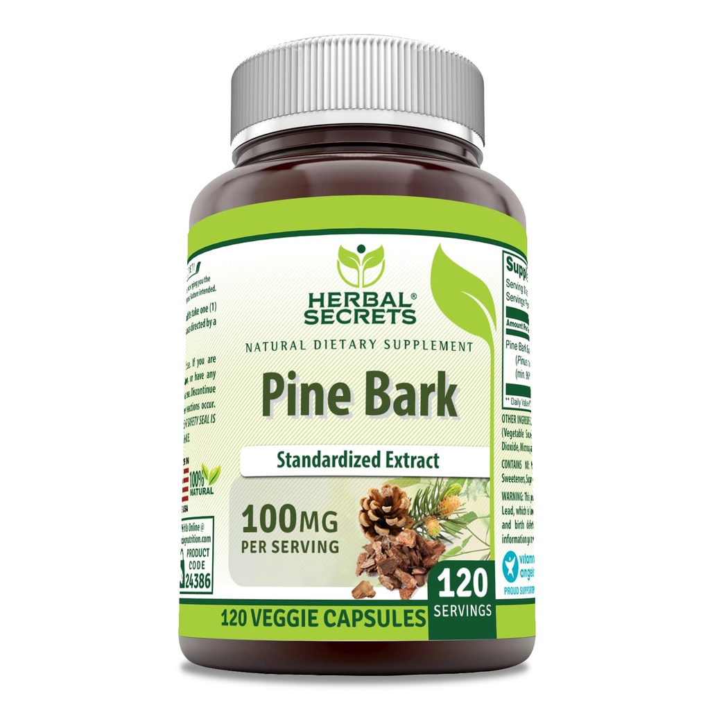 Βότανα Μυστικά Pine Bark Extract Συμπλήρωμα 
