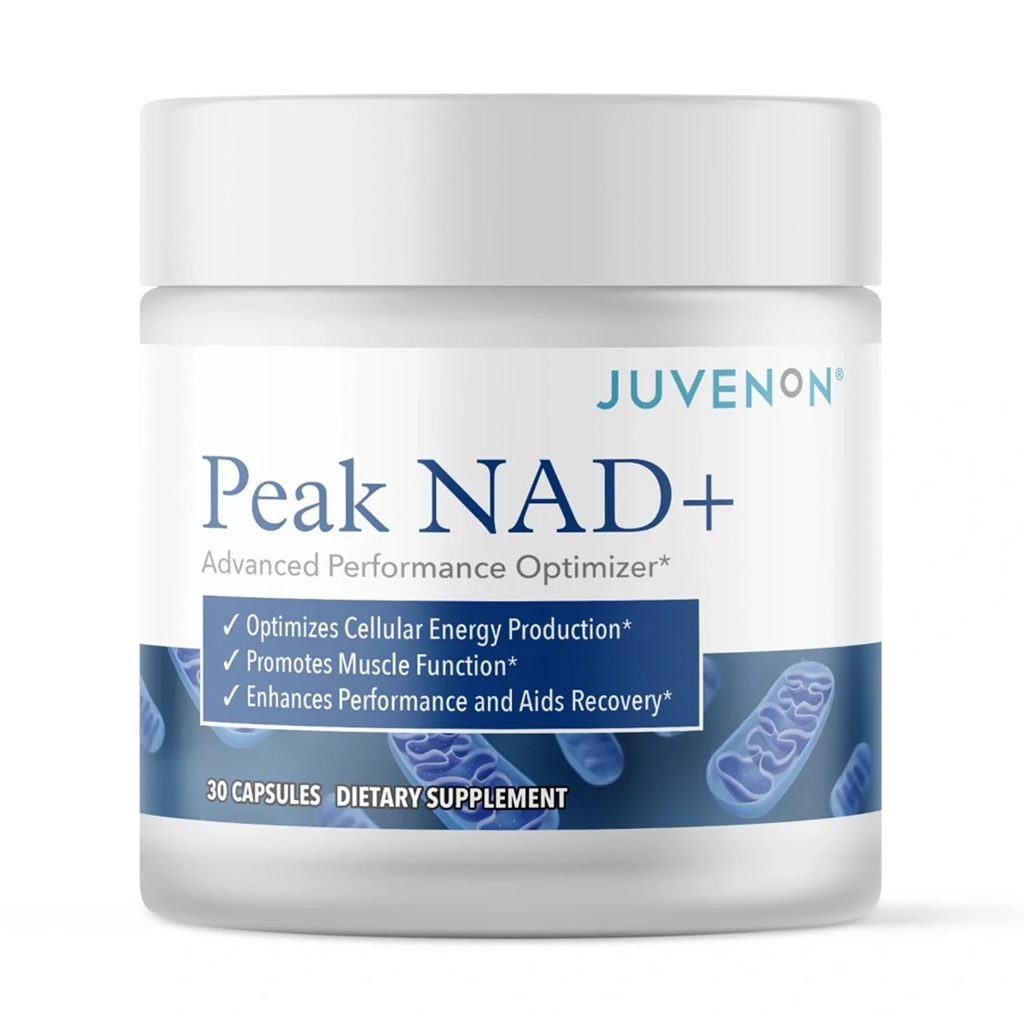 Juvenon Peak NAD+ | Gelişmiş Hücre Sağlığı ve Rejenerasyon Formula | Boost NAD+ Seviyeler, Destek Hücreleri Vitality ve Natural Renewal