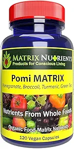 CLI Matrix - Yarışmadan 10 Times Güçlü! - Sağlıklı Prostate için Aşağı Seviyeler - %100 Organik - Malzemeler: Pomegranate, Green Tea, Turmeric, Broccoli - Vegan Capsules (120ct)
