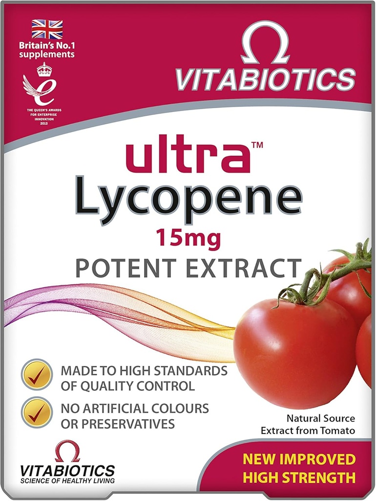Ultra Lycopene Tabletleri - 30 Tabletlerin Paketi
