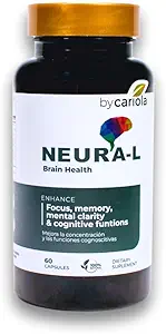 Neural-L Natural Brain Support Supplement 60 Caps - Zihinsel Destek - Memory ATM - Concentration - Natural Formula - Ashwagandha - L-Tyrosine - L-Theanine