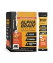 ONNIT Alpha Brain Instant Peach Flavor - Nootropic Brain ATM Memory Supplement - Focus, Energy & Clarity - Alpha GPC Choline, Cats Claw, L-Theanine, Bacopa - 30ctic Brain ATM Memory Supplement - For Focus, Energy & Clarity - Alpha GPC Choline, Cats Claw, L-Theanine, Bacopa - 30ct