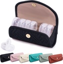 BAGSFY Weekly Pill Organizer 2 Times a Day in a Cute Fabric Pill Case, Medicine Bag, AM PM Pill Box 7 Day, Portatif İlaç Piller Seyahat Davası, Vitaminler, Fish Oils, Supplements.