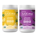 Ultima Replenisher Ηλεκτρολυτικό Ποτό σε σκόνη Mix Bundle – Χωρίς ζάχαρη – Λεμονάδα και Σταφύλι, 90 Σερβιρίσματα – Ενυδάτωση σε σκόνη - 6 Ηλεκτρόλυτα και Ιχνηλάτηση Ορυκτά – Κετό Φιλικό, Μη ΓΤΟ
