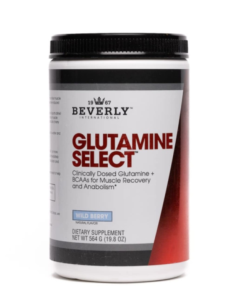 Beverly International Glutamine Select, 60 μερίδες. Κλινικά Dosed L-Glutamine και Amino Acid Formula για Lean Muscle και Recovery. Σκόνη χωρίς ζάχαρη. BCAA του.