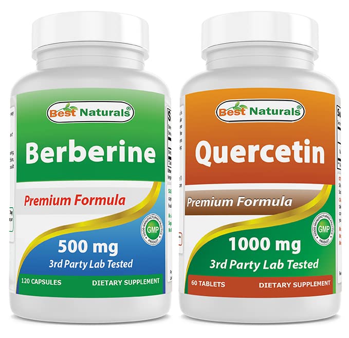 En İyi Doğallar Berberine 500m & Quercetin 1000 mg
