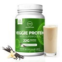 MRM Beslenme Veggie Protein Superfoods | Vanilla Flavored | 22g Tamam Protein | 8.8g Essential Amino asitler | 13 süper gıda | Omega 3s ve Omega6s | Keto Friendly | 33 Hizmetler