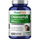 NusaPure Chlorophyll Capsules, 150 mg, 120 Veg Capsules (Non-GMO, Vegan)