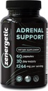Adrenal Support Supplements  Cor Cortisol Manager, Calm Support, Mood & Energy Support, Ashwagandha, L-Tyrosine, Rhodiola Rosea & Holy Basil │ 60 Pills Non GMO