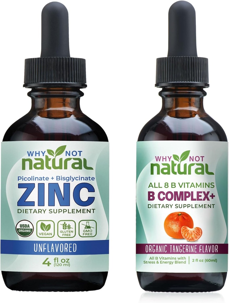 Organik Sıvı çinko ve Vitamin B Kompleksi