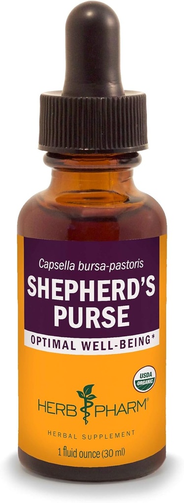 Herb Pharm, Organik Shepherd'ın Purse Sıvı Ekstraksiyonunu Onayladı, 1 Oz