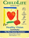 ÇOCUKLIFE ESSENTIALS Health Vision SoftMelts - Çocuklar için Göz Vitaminleri, Lutein Gummies, Lutein ve Zeaxanthin Supplements, Eye Health Gummies, Lutein Children, Great Taste - Natural Berry, 27 Tablet