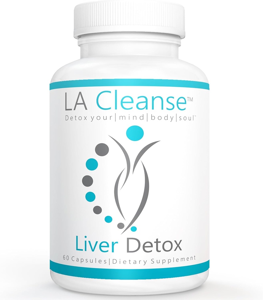 Liver Detox Supplements - 60 Capsules - 300 mg Solarplast Spinach Leaf Extract Artichoke Leaf, Milk Butle Seed for Liver Cleanse Detox & Repairer Digestion