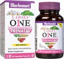 BlueBonnet Beslenme Bayanlar'ın Bir Prenatal Tüm Gıdaya Dayalı Çok, Günlük Beslenme*, Prenatal & Postnatal Sağlık*, Non-GMO, Kosher, Gluten-Free, Soy-Free, 30 Sebze Kapsülleri, 30 Hizmet
