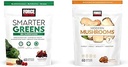 Power Factor Smarter Greens Superfood Chews, Greens ve Superfoods with Probiyotiks & Modern Mushrooms Soft Chews, Mushroom Supplement with Lions Mane, Türkiye Tail