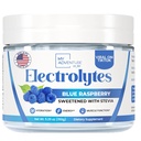 Zero Sugar - Blue Raspberry Electrolytes Toz - Hydration - Caffeine Free Energy - All Natural Materialss - Vegan, Keto ve Paleo - Sugar Free Electrolyte Toz I Mix - 37 Hizmetler