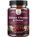 Advanced Kidney support Supplement - Kidney Cleanse Detox & Repair Cranberry Extract Κάψουλες με Uva Ursi, Stinging Nettle & Astragalus για την υγεία των νεφρών - ούρα Φυλλαδική Υγεία - 120 Caps