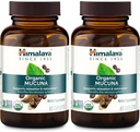 Himalaya Organic Mucuna Herbal Supplement, υποστηρίζει χαλάρωση, ανακούφιση έντασης, λειτουργία εγκεφάλου, μη GMO, USDA Organic, Vegan, Gluten Free, 600 mg, 60 Plant-Caplets, 2 Pack, 120 Day Supply