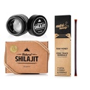 NATURAL SHILAJIT Machinery - 20 Gram Shilajit Supplement with Fulvic Acid & Trace Minerals & Shilajit Honey Sticks 7 Count