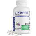 Bronson L-Theanine 200mg (Double-Strength) with Passion Flower Herb, Non-GMO Gluten-Free Soy-Free Stress Management Supplement, 120 Capsules