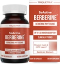 SoActive Berberine 550 mg: 9.6X Yüksek Aborpsiyon, Klinik olarak Studied, Phytosome | Supports Metabolism & AMPK Aktivasyonu | Non-GMO, Soy-Free | Klinik Olarak Geçerli Dose | 60 Hizmetler