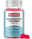 Magnezyum Glycinate Gummies 500 mg for Yetişkinler Sleep Support, Chewable Magnezyum Gummies for Women & Men, Muscle Relief & Magnezyum Supply (60 Gummies)