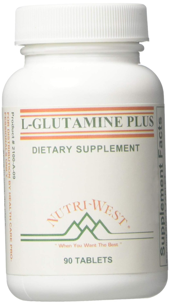 Nutri-West - L-GLUTAMINE Plus -90 Tablar
