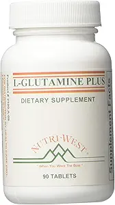 Nutri-West - L-GLUTAMINE Plus -90 Tablar