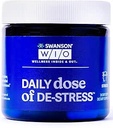 Swanson WIO Daily doz DE-Stress Stres Desteği, Rahatlama, Calmer, Rest Better, Less Stress, Lactium Süt Protein Peptide, Adaptogen, Wellness, 30 Capsules (30-Day Supply)