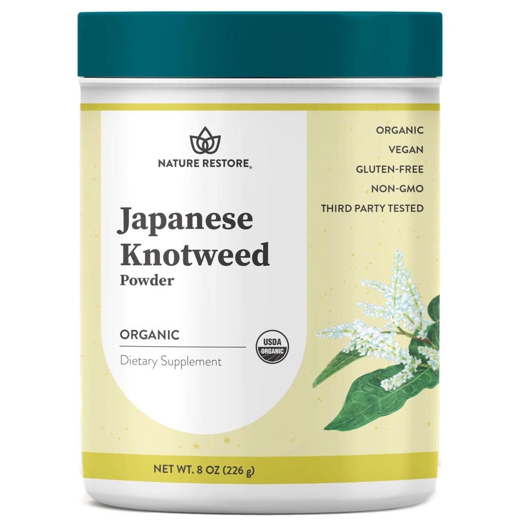 Nature Επαναφορά ιαπωνική σκόνη Knotweed, 8 ουγγιά, φυσική Trans-ρεσβερατρόλη, μη ΓΤΟ, Χωρίς γλουτένη, Γνωστό και ως πολύγωνο Cuspidatum