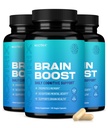 Nootrix Brain Boost Nootropic Supplement | Supports Memory, Mental Focus, Cognitive Health & Energy | Promotes Healthy Mood & Brain Function | Ginkgo Biloba & DMAE | 180 Capsules