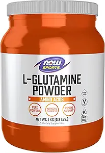 Şimdi Gıdalar Spor Beslenme, L-Glutamine Pure Toz,jen Transport Nitroer *, Amino Asit, 35.3-Ounce