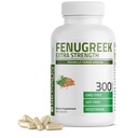 Bronson Fenugreek Σπόροι σκόνη κάψουλες επιπλέον δύναμη, Trigonella Foenum-Graecum, μη ΓΤΟ, χωρίς σόγια, χορτοφάγοι, 300 κάψουλες