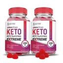 Justified Laboratories (2 Pack Keto Drops Keto ACV Gummies Extreme 2000MG Keto Drops Keto Gummies Advanced Formula Apple Cider Vinegar with Romegranate Beet Buice Powder B12 Vegan Non GMO 120 Gummys