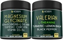 Sche 6in1 Magnezyum Glycinate Supplement & 5in1 Valerian Root Supplement