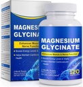 Banyo için Magnezyum Glycinate, Mood, Beyin, Yüksek Aborpsiyon 120 Capslues Supplement, Elemental Magnezyum 100 mgelli ile - Yüksek Biyo kullanılabilir - Vitamin D3 & K2 ile