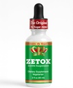 ZETOX | Zeolit Detox for Kids and Yetişkinler | Metil Vitamin B12 ve D3 | Premium Grade Liquid Clinoptilolit Zeolite Drops | Destekler Günlük Detox, Enerji ve Focus (60 Hizmet)