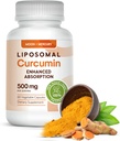 Liposomal Turmeric Curcumin 500 mg - 60 Turmeric Curcumin Supplements Capsules Capsules Capsules