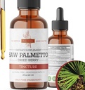 Saw Palmetto Tincture | Premium Alkol-Free Herbal Extract from Saw Palmettoges | Liquid Botanical Supplement | Geleneksel Herbal Formula | ABD'de Yapılacak - 2 oz (60 ml)